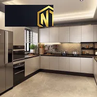 Xưởng Nội Thất Ngọc Thịnh Long Thành - Tủ bếp gỗ thiết kế đa năng TBNT-01